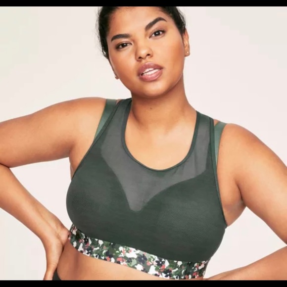 Adore Me Intimates & Sleepwear Adore Me Green Sports Bra 38 H Ddd Poshmark